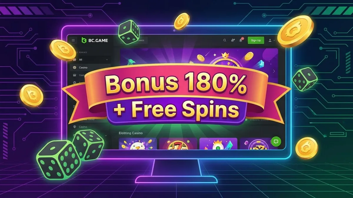 BCGame bonus și jocuri crypto